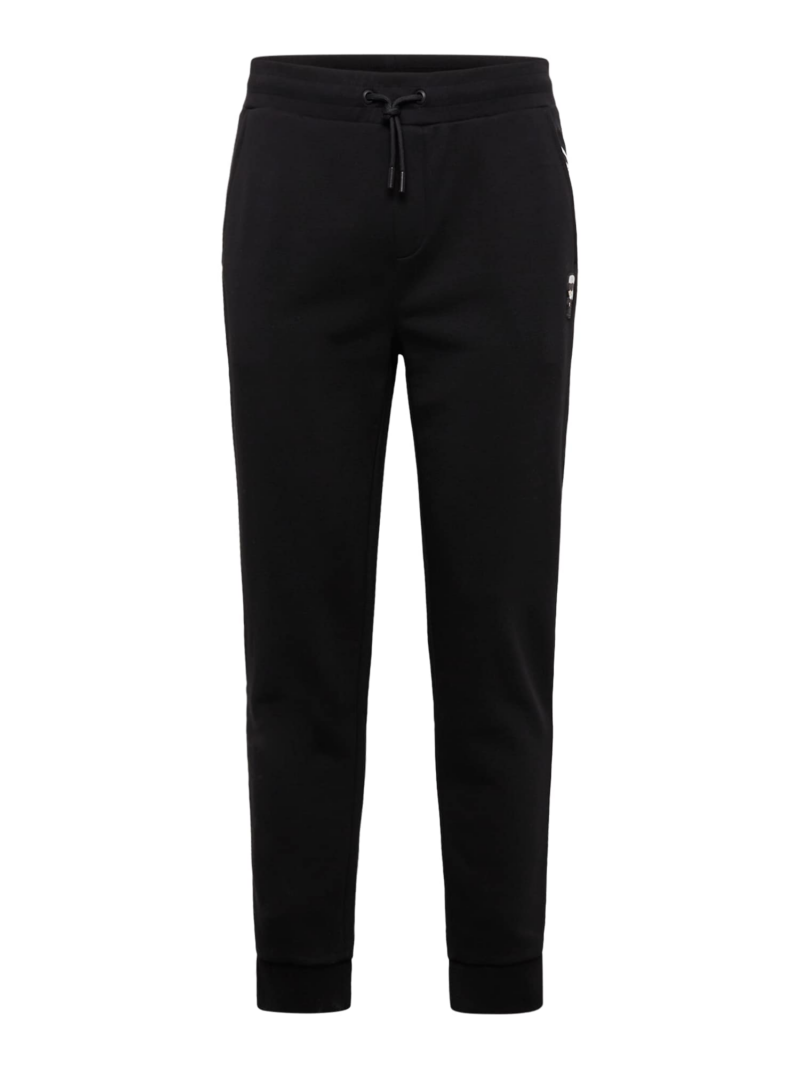 Karl Lagerfeld Pantaloni  negru / alb