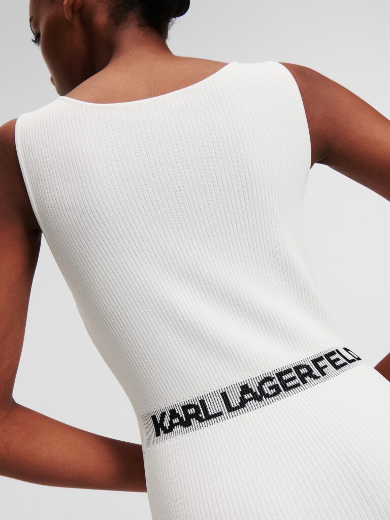 Cumpăra Karl Lagerfeld Rochie  gri / negru / alb