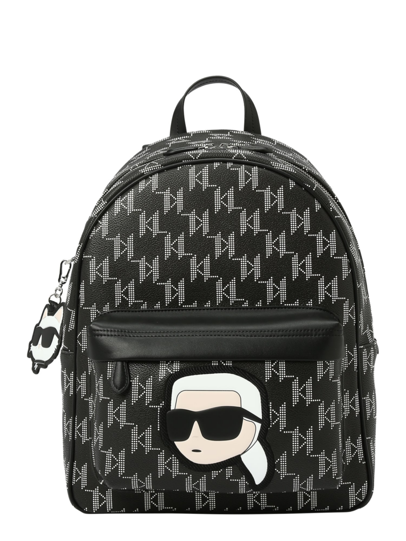 Karl Lagerfeld Rucsac 'Ikonik 2.0'  bej / gri / negru / alb