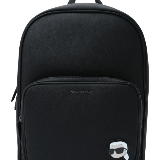 Karl Lagerfeld Rucsac 'Ikonik 2.0'  culoarea pielii / negru / alb