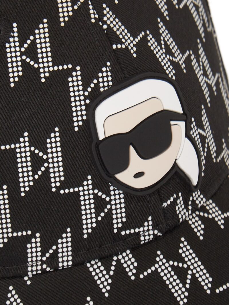 Karl Lagerfeld Șapcă 'Ikonik'  culoarea pielii / negru / alb murdar preţ