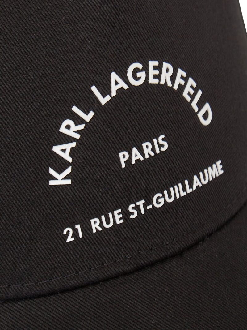 Karl Lagerfeld Șapcă 'Rue St-Guillaume'  negru / alb preţ