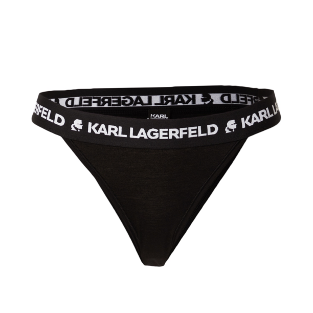 Karl Lagerfeld Slip  negru / alb