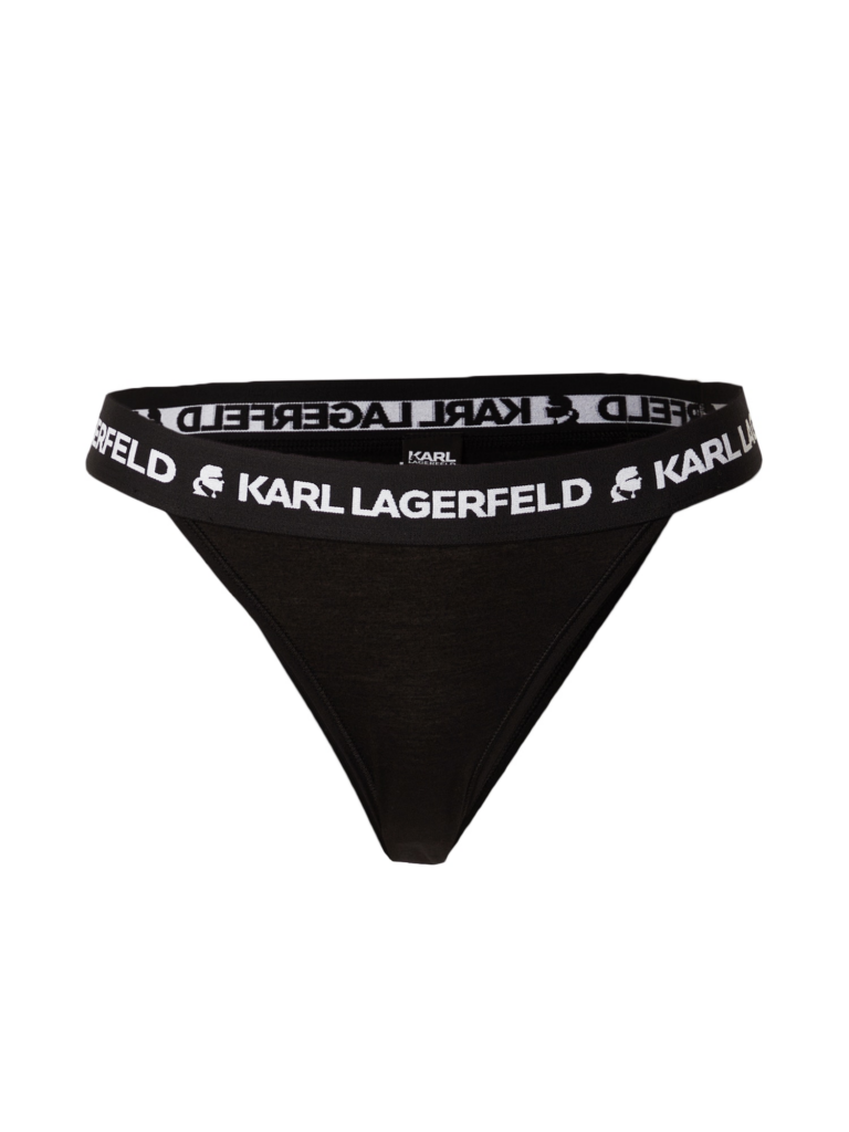 Karl Lagerfeld Slip  negru / alb