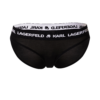 Karl Lagerfeld Slip  negru / alb