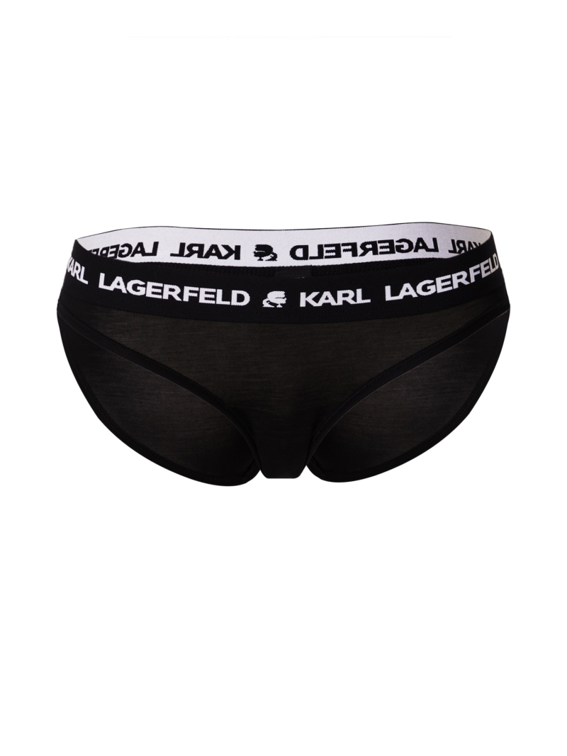 Karl Lagerfeld Slip  negru / alb