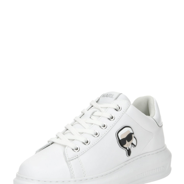 Karl Lagerfeld Sneaker low  crem / negru / alb