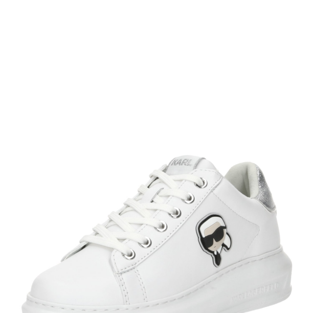 Karl Lagerfeld Sneaker low  crem / negru / argintiu / alb