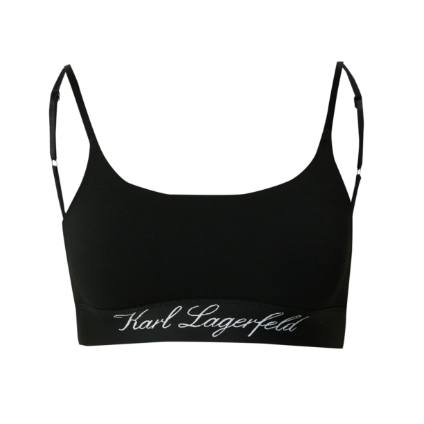 Karl Lagerfeld Sutien 'Hotel'  negru / alb