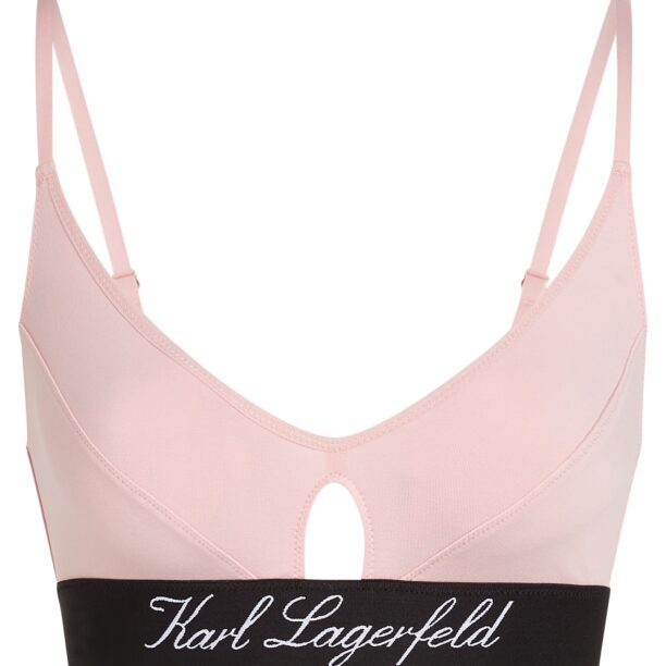 Karl Lagerfeld Sutien 'Hotel'  roz / negru / alb