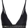 Karl Lagerfeld Sutien costum de baie  negru / alb