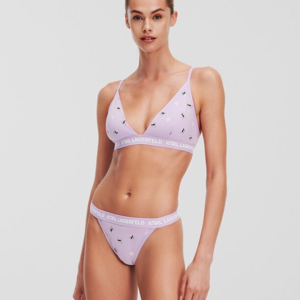 Karl Lagerfeld Sutien  crem / lila / negru / alb