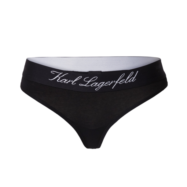 Karl Lagerfeld Tanga  negru / alb