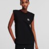 Karl Lagerfeld Top  bej / negru / alb