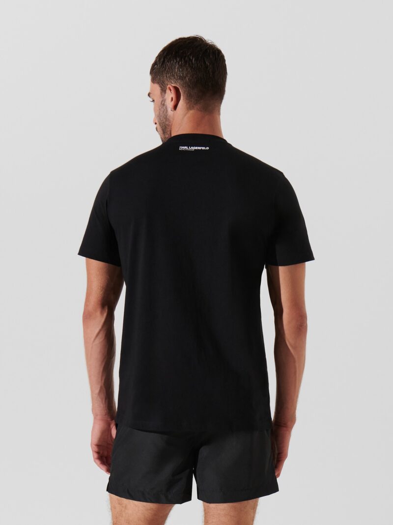 Karl Lagerfeld Tricou  negru / alb preţ