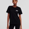 Karl Lagerfeld Tricou  negru / alb