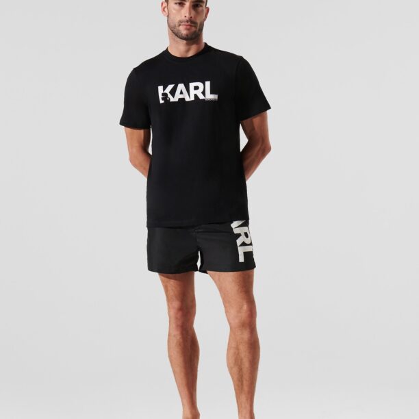 Preţ Karl Lagerfeld Tricou  negru / alb