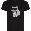 Karl Lagerfeld Tricou  negru / alb