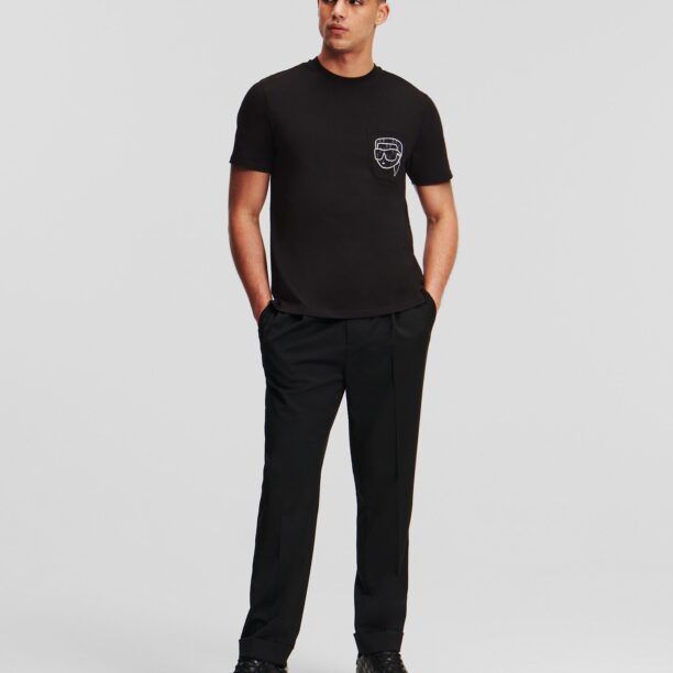 Preţ Karl Lagerfeld Tricou  negru / alb