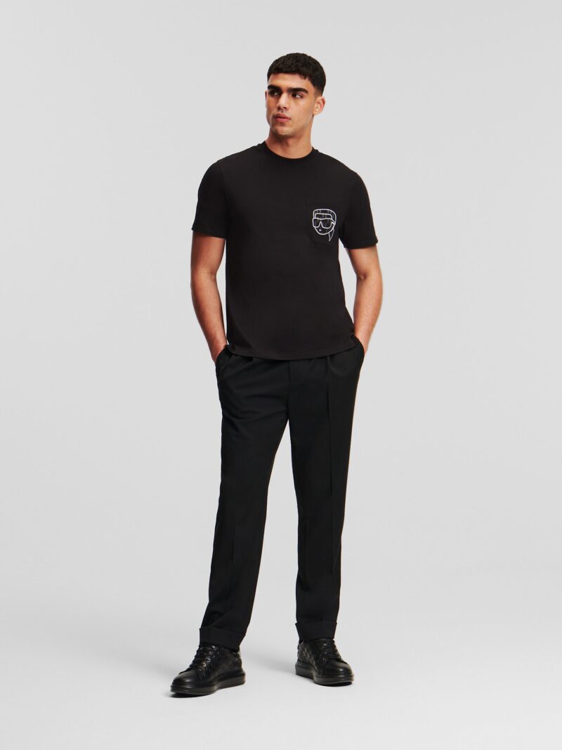 Preţ Karl Lagerfeld Tricou  negru / alb