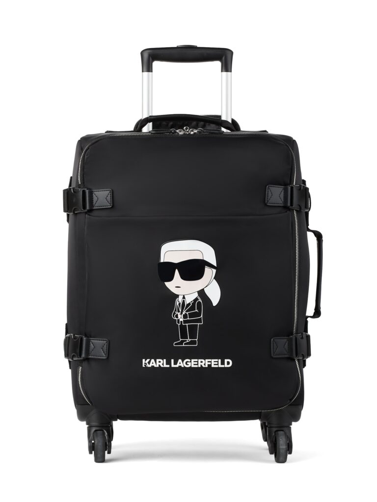 Karl Lagerfeld Troller 'Ikonik Mix'  negru / alb