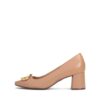 Kazar Pumps  maro deschis / auriu