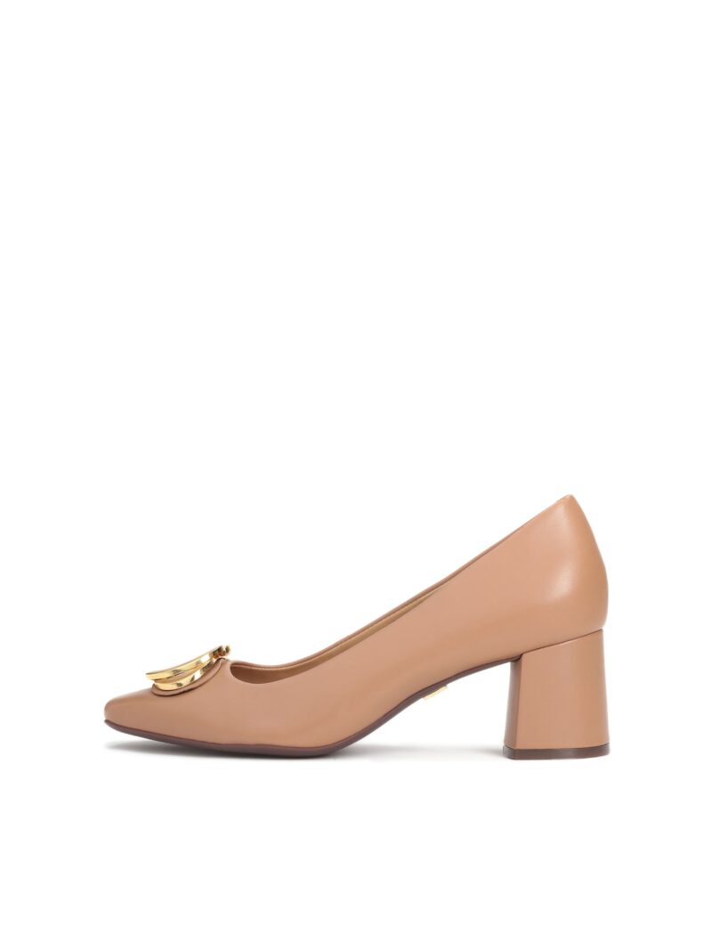 Kazar Pumps  maro deschis / auriu