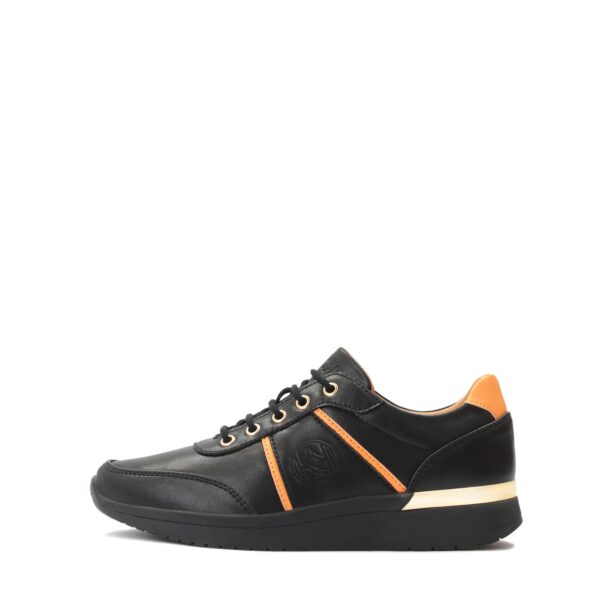 Kazar Sneaker low  bej / portocaliu mandarină / negru