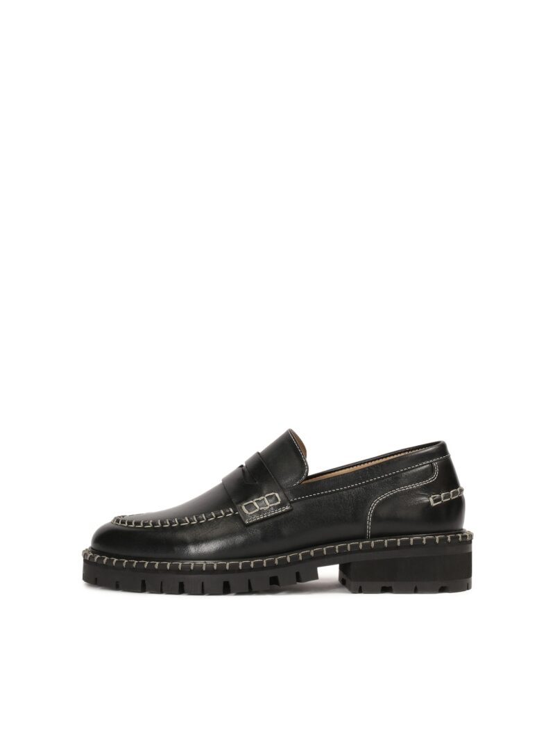 Kazar Studio Mocasini  negru / alb