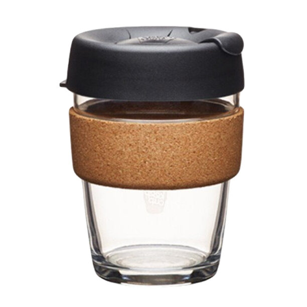 KeepCup Cork Brew Black M - 12oz / 340ml