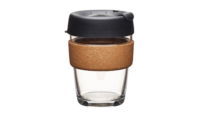 KeepCup Cork Brew Black M - 12oz / 340ml