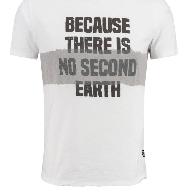 Key Largo Tricou 'MT EARTH'  negru / alb