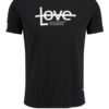 Key Largo Tricou 'MT LOVE YOU'  negru / alb