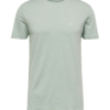 Key Largo Tricou 'MT MIND'  verde pastel / alb