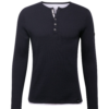 Key Largo Tricou 'SANDRO'  bleumarin / alb