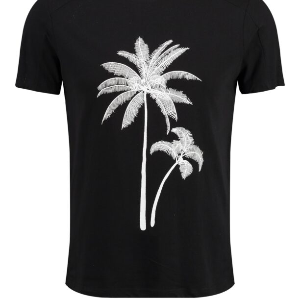 Key Largo Tricou  negru / alb