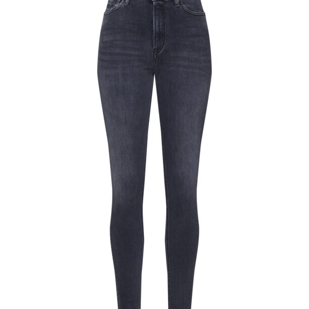 Kings Of Indigo Jeans 'CHRISTINA HIGH'  negru denim