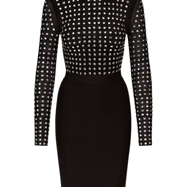 Kraimod Rochie de cocktail  gri argintiu / negru