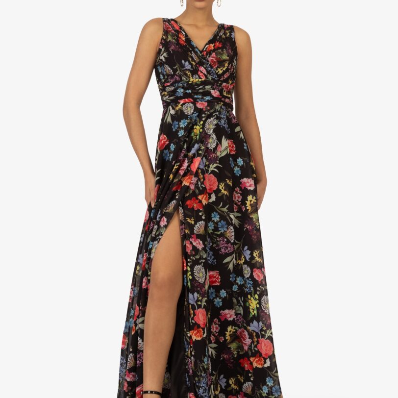 Kraimod Rochie de seară  albastru deschis / verde / roșu / negru preţ