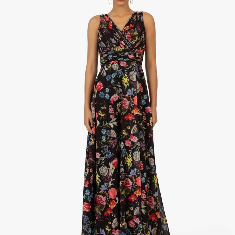 Kraimod Rochie de seară  albastru deschis / verde / roșu / negru