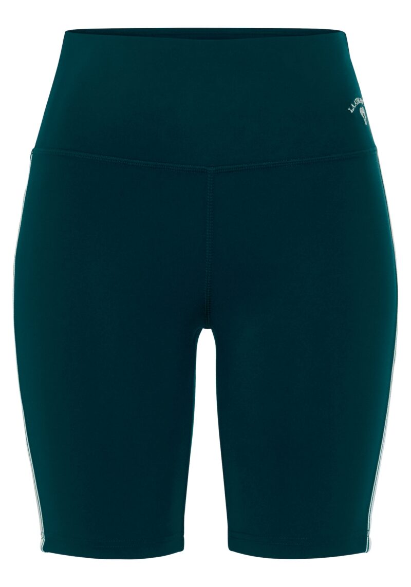 LASCANA ACTIVE Pantaloni  verde închis / negru / alb