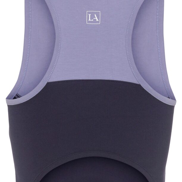 LASCANA ACTIVE Sport top  albastru noapte / lila / alb