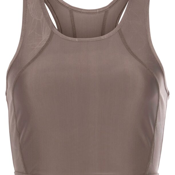 LASCANA ACTIVE Sport top  maro / alb