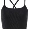 LASCANA ACTIVE Sport top  negru