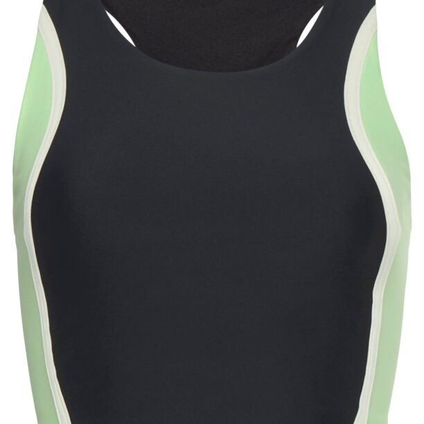 LASCANA ACTIVE Top  ecru / verde mentă / negru