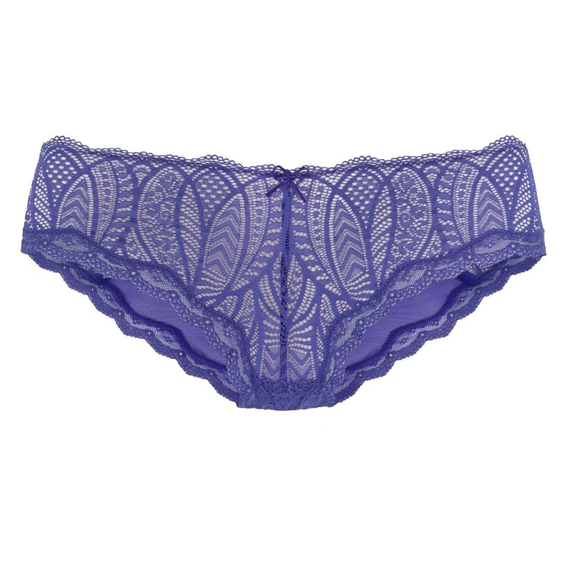 LASCANA Chiloți  albastru violet / alb