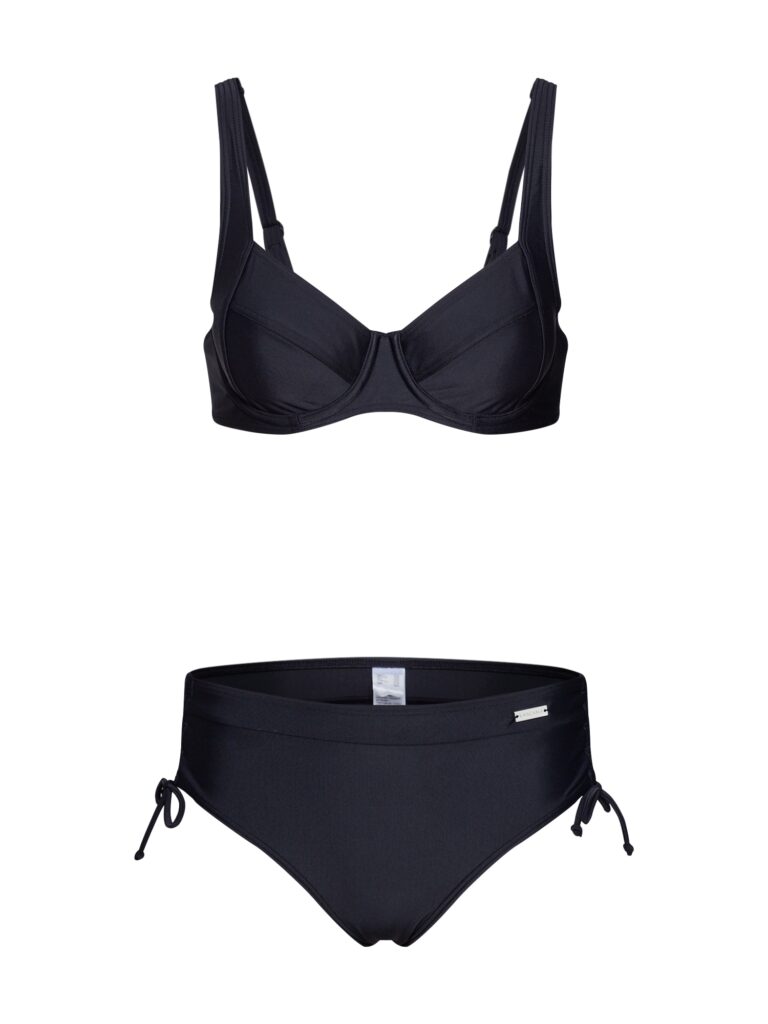 LASCANA Costum de baie două piese 'Wire-Bikini Set'  negru