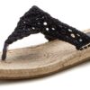 LASCANA Flip-flops  bej / negru