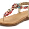 LASCANA Flip-flops  maro / auriu