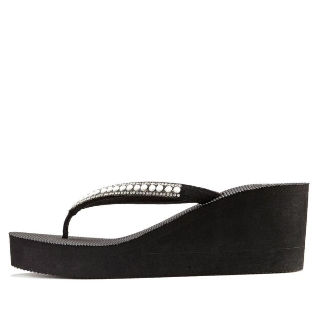 LASCANA Flip-flops  negru